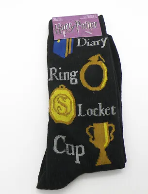 HORCRUX Harry Potter Socks Sizes 6-12 Ring Diary Locket Cup Snake Tiara NEW • $6.99