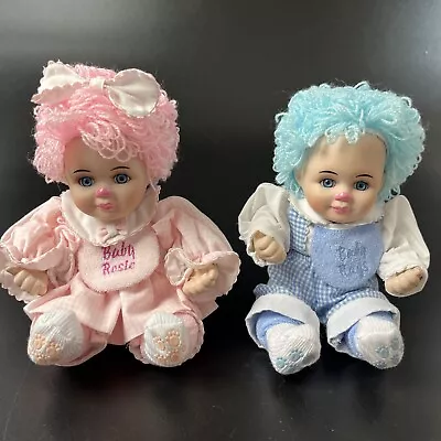 Vintage 2000 Marie Osmond Porcelain Baby Twins Rosie & Rags Dolls Set Keepsake • $22.99