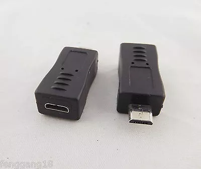 Micro USB Male 5 Pin Plug To Female Jack Extension Converter Adapter Connector • $1.27