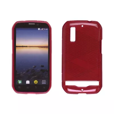 Ventev Criss-Cross Dura-Gel Case For Motorola Photon 4G MB855 (Red) • $9.99