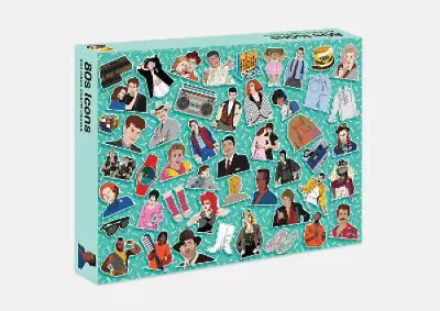 80s Icons: 500-Piece Jigsaw Puzzle By Fisher Niki • $16.92