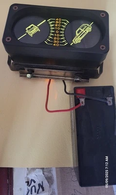 Inclinometro Auto 12V Retroilluminato - Per Fuoristrada, SUV E Camper, Misura Rollio E Beccheggio - Foto 2