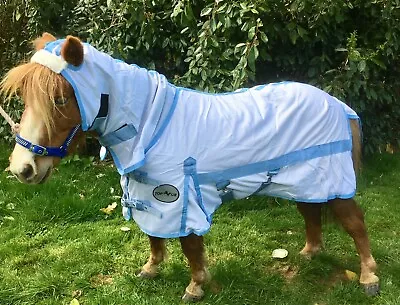 Mini Shetland/shetland/small Pony White Fly Rugs. 3'0  To 5'3 . Back In Stock • £28.99