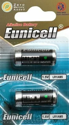 2 X LR1 LR01 810 910A MN9100 E90 KN 8101.2v Eunicell Alkaline Battery • £2.49