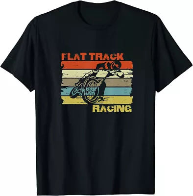 Vintage Flat Track Motorcycle Racing Speedway Classic T-Shirt M-3XL Fast Ship • $19.59