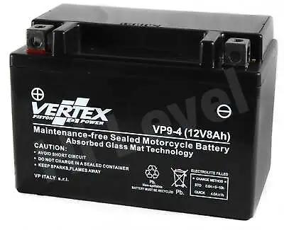 Vertex Battery VP9-4 Replaces YTX9-BS CTX9-BS LTX9-BS • £29.95