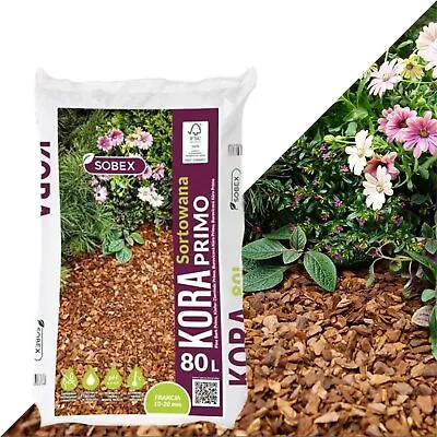 WOODEN MULCH Decorative Bark Chippings Garden Landscaping Chips HIGH QUALITY UK • £14.99