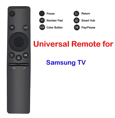 $8.89 • Buy Universal Remote Control Fit FOR Samsung Smart TV UN40MU6300FXZA UN40MU7000FXZA