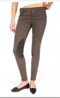 J Brand Skinny Jeans Vint Stallion Women Size 27 Brown Equestrian Cotton Stretch • $36.99