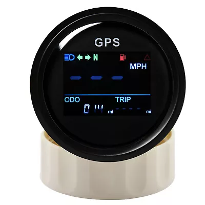 52mm GPS Speedometer Gauge MPH Kmh Knots Waterproof LCD For Car Motorcycle Boat • £50.22