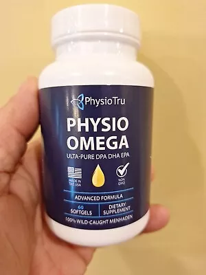 Physio Omega Tru Wild Caught Menhaden Oil Brain Joint Heart PhysioTru Exp 11/26 • $39.28