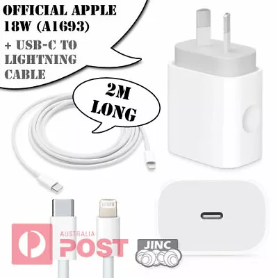 Original Genuine Apple A1693 18W IPhone11 IPhone 11 Pro Max WALL CHARGER CABLE • $59.95