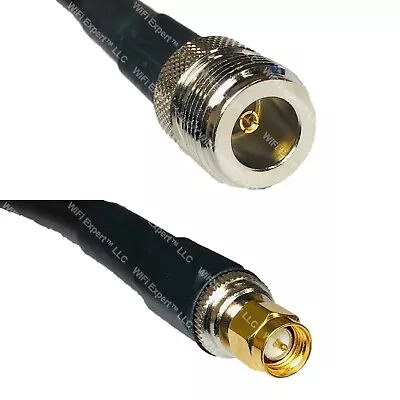 LMR400UF N FEMALE To SMA MALE Coaxial RF Cable USA-Ship Lot • $34.26
