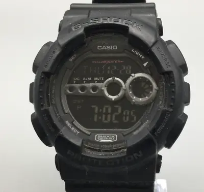 Casio G Shock Watch Men Digital Black Day Date 3263 GD-100 51mm World Time • $38.24