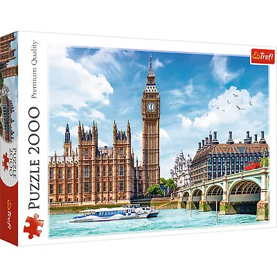 Trefl Jigsaw Puzzle Big Ben Puzzle Adults Home Toy Family 2000 Pieces • £12.99