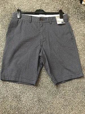Bnwt George Navy Tailored Shorts Size 30 Waist Rrp £14 • £5