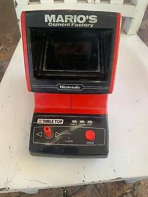 Nintendo Game & Watch Mario's Cement Factory Table Top • $320