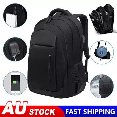 Men Business Travel Laptop Bag Backpack Water-proof College School Computer Gift • $30.95