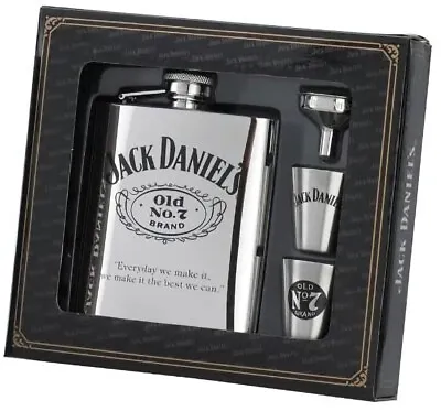 £52 • Buy Jack Daniel's 6-Ounce Flask/Shots/Funnel Gift Set By Jack Daniels Licenced Barwa