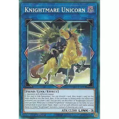 RA01-EN043 Knightmare Unicorn (Alt Art) : Collector's Rare : 1st Edition YuGiOh • £2.95