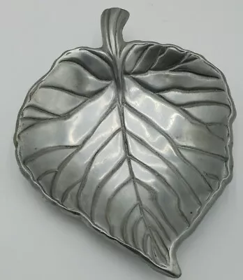Metal Leaf Dish Footed Dish For Change And Storage • $13.98
