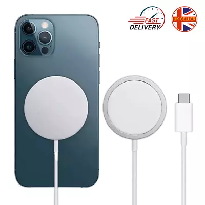 MagSafe Wireless Fast Charger 15W For Apple IPhone 15 14 13 12 Pro Max Airpods • £4.49