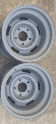 $550 • Buy Chev Rally Wheels HQ  15x8 Widened Steel Wheels, Corvette  5/120.65  