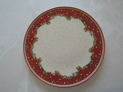 Villeroy Boch Winter Bakery Delight Christmas Cake Plate Platter EUC Germany • $34.99