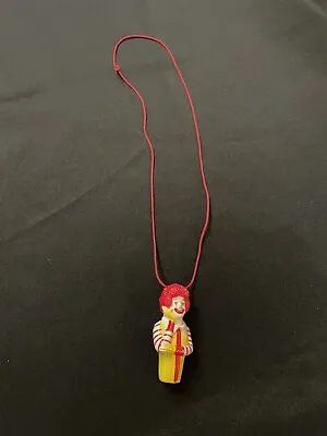 Vintage 1980 Ronald McDonald Pen Topper Necklace • $10