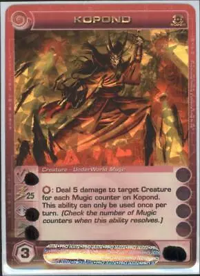 (CSS-012-2S-25) Kopond (Strength 25) (SR) Chaotic Premium Pack Foil Card • $1.20