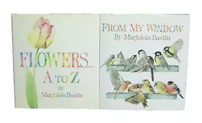 Marjolein Bastin LOT Flowers A To Z AND From My Window TWO Hallmark Small HDBJ • $29.95