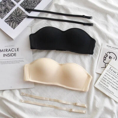 £7.91 • Buy Ladies Bra Strapless Sexy Lingerie Any Occasion Brassiere Underwear 30-40 AA A B
