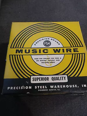 4 New Rolls Of Precision Brand Music Wire .112 36 Ga 1 Lb Rolls • $52.99