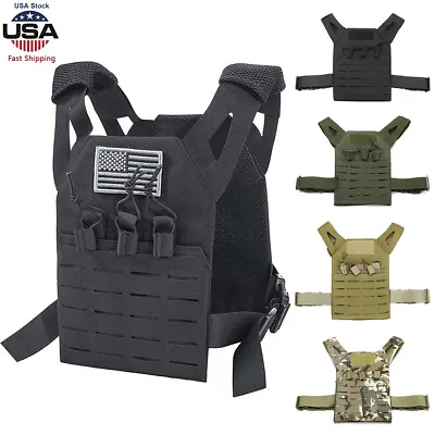 Tactical Airsoft Molle Children Breathable Vest For Outdoor Vest Game Protective • $18.99