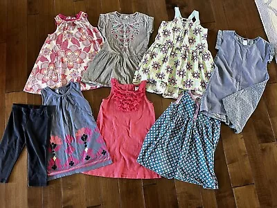 Tea Collection Girls Dress Size 5 Summer Knit Dresses Lot Of 7 Sleeveless • $21.50