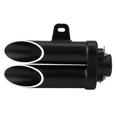 Motorcycle Double Exhaust Muffler Rear Pipe Tailpipe For R6 MT-03 MT-07 MT-09 • $127.85