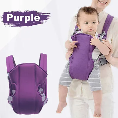Infant Baby Carrier Wrap Sling Newborn Backpack Breathable Ergonomi Adjustable • £7.99
