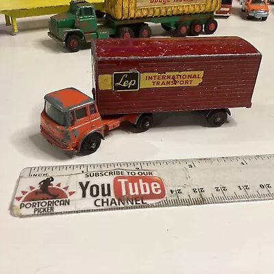 Matchbox Major Pack #2 Lep Bedford Tractor Refrigerator Trailer Truck 1/64 Parts • $3.84