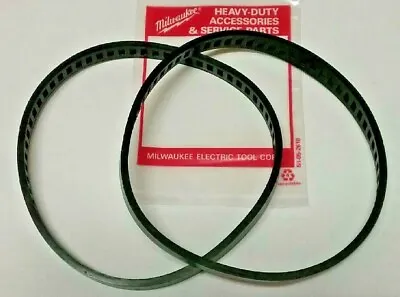 Milwaukee 45-69-0010 2pk Genuine Portaband Blade Pulley Tires New Genuine Milw. • $27.97