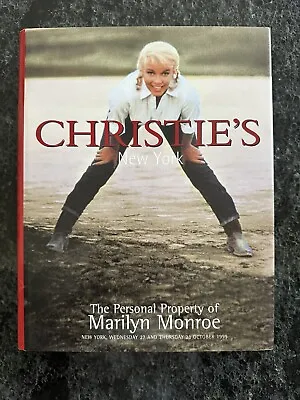 The Personal Property Of Marilyn Monroe Auction Catalog Book Christie's 1999 HC • $100