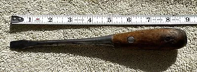 Vintage Wood Handle 9 Inch Screwdriver Usa • $10.73