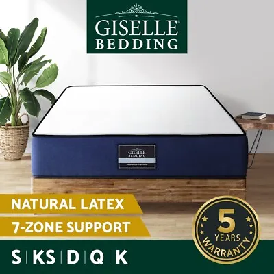 $249.95 • Buy Giselle Tight Top Mattress Pocket Spring 7-zone Latex Foam Layer Bed Mattresses