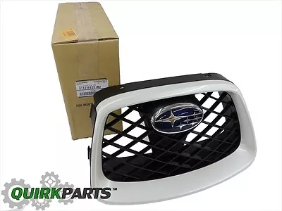$148.89 • Buy OEM 2006-2007 Subaru Impreza WRX STi Center Grille Satin White NEW 91121FE231WU