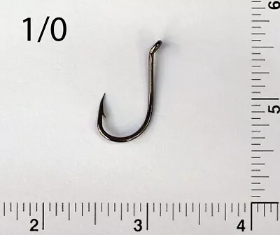 PACK OF 100 Size 1/0 TACKLEWORKS Octopus J Fishing Hooks 8299 • $9.95