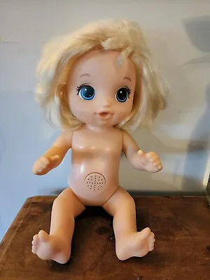 2017 BABY ALIVE Doll - Hasbro. POTTY DANCE BABY - Blonde Hair Blue Eyes WORKING • $30.10