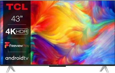 Smart 4K Ultra HD LED TV - 43 Inch Android • £325.95