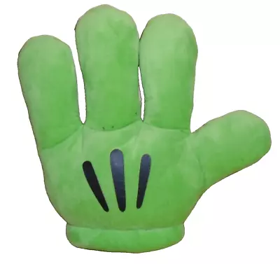 DISNEY PARK MICKEY MOUSE COSTUME  PLUSH  GREEN 11” Hand • $12