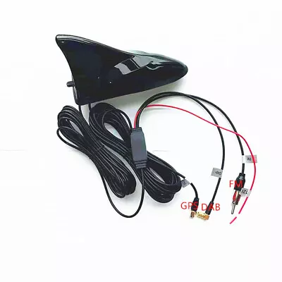 £46.67 • Buy DAB +FM/AM Car Radio Amplifier Antenna Aerial Roof Mount Shark Fin Car Aerial 5M