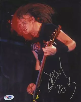 Jason Newsted Metallica Autographed Signed 8x10 Photo Authentic PSA/DNA COA • $299.99