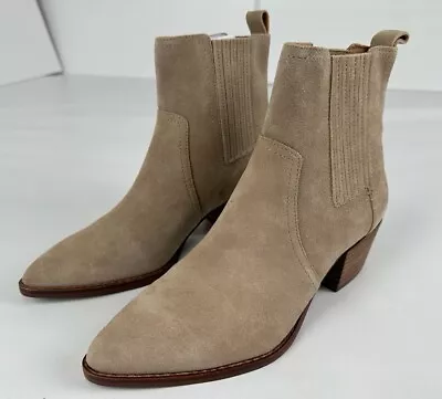 Madewell The Western Ankle Boot In Suede Size 8.5 • $82.86